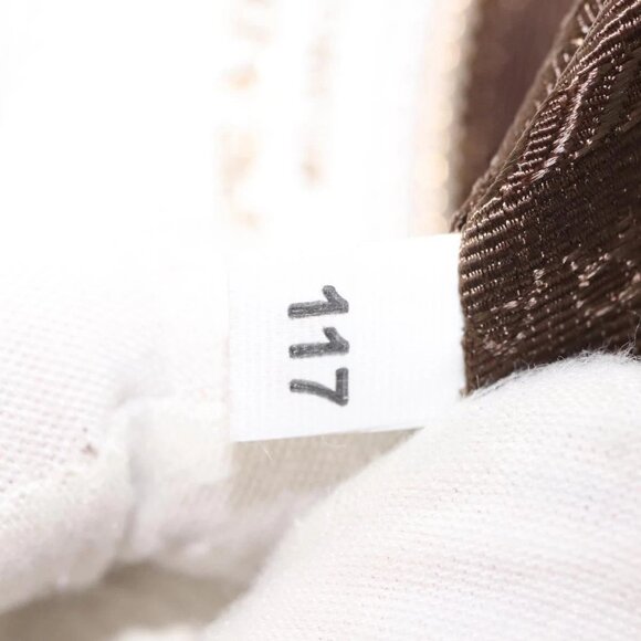 PRADA Shoulder Bag Leather White Gold Auth ep11182 - Picture 13 of 16